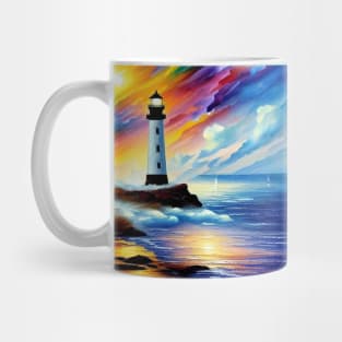 Lighthouse Scene Mug